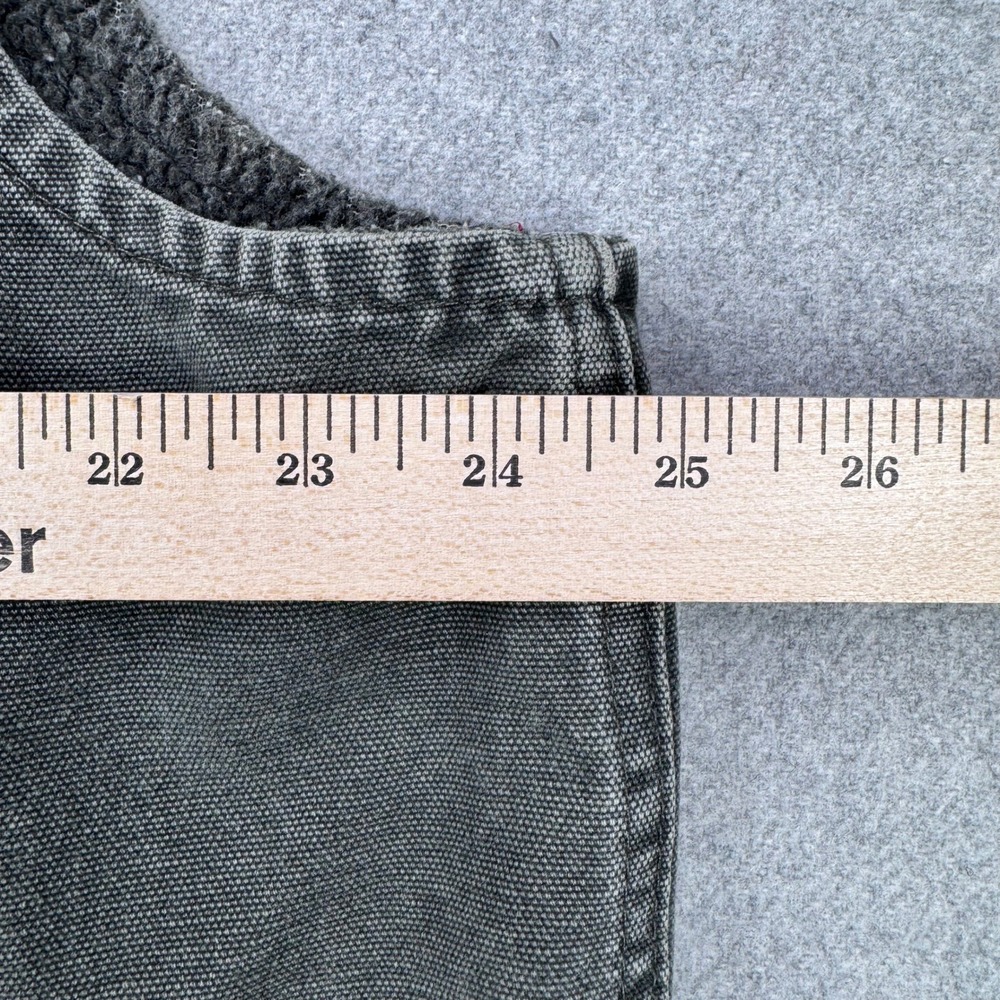 Vintage Carhartt Sherpa Lined Vest Mens XL Moss Green Canvas Workwear USA Made - Picture 10 of 13